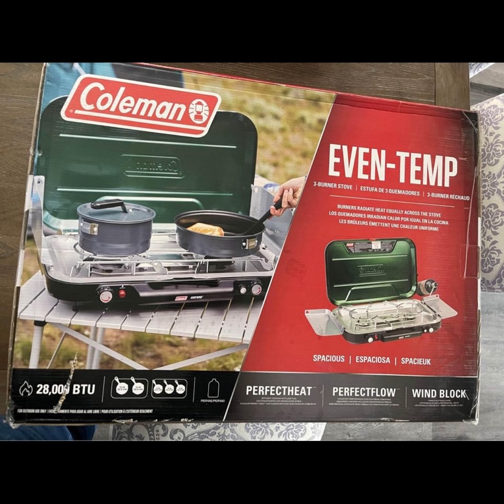 Coleman 3 Stove Burner NEW
